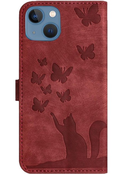 IPhone 13 Mini Flip Folio Kart Cep Tutucu Kapak Cüzdan Kılıf (Yurt Dışından)