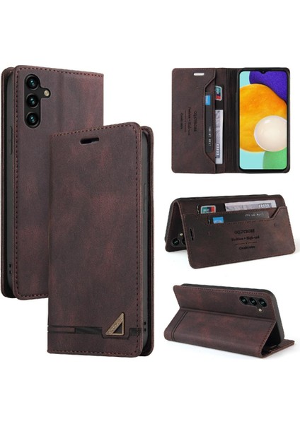 Samsung Galaxy A13 5g Premium Deri Kickstand Premium Deri (Yurt Dışından)