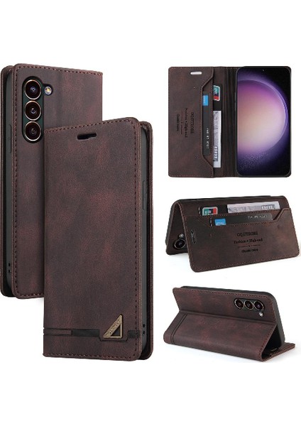 Samsung Galaxy S24 Artı Kickstand Iki Kart Yuvaları Premium Deri (Yurt Dışından) indirimleri