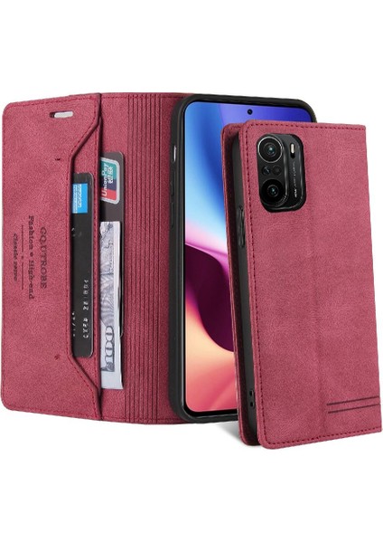 Xiaomi Poco F3 Kickstand Iki Kart Yuvaları Premium Deri Premium (Yurt Dışından) indirimleri