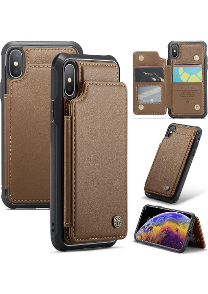 IPhone Xs Max Kickstand Rfıd Engelleme Ince Kılıf Pu (Yurt Dışından) modelleri