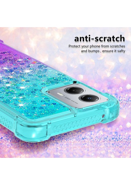 Motorola Moto G 5g Için Kılıf 2023 Sıvı Glitter Komik Bling Parlak Kristal (Yurt Dışından) fırsatları