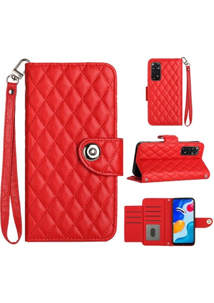 Xiaomi Redmi Not 11S Için Kılıf Cüzdan Kapak Darbeye Şık Koruyucu (Yurt Dışından)