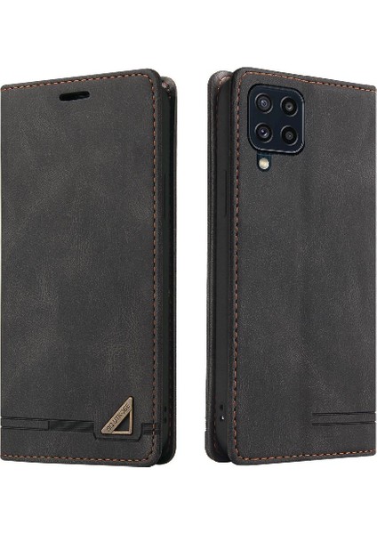 Samsung Galaxy M32 Premium Deri Kickstand Premium Deri Kılıf (Yurt Dışından)