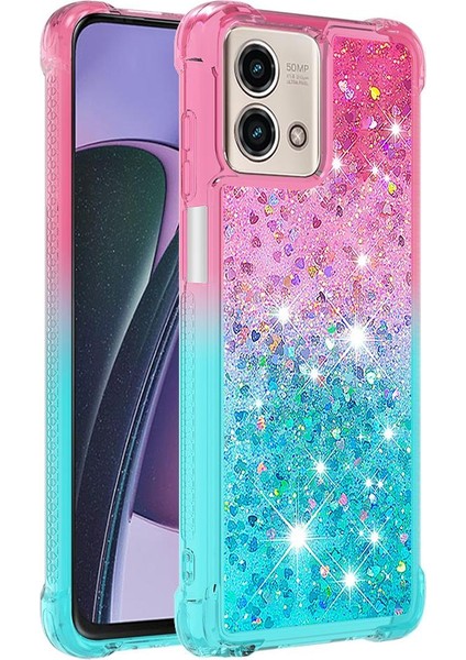 Motorola Moto G Stylus 5g 2023 Akan Sparkle Hareketli Kapak Temizle (Yurt Dışından)