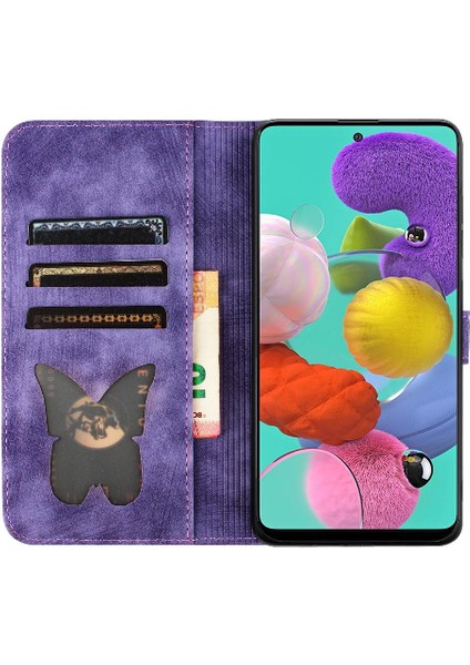 Samsung Galaxy A51 4g Için Kılıf Tutucu Kapak Çevirin Folio Kart Cep Vaka (Yurt Dışından) indirimleri