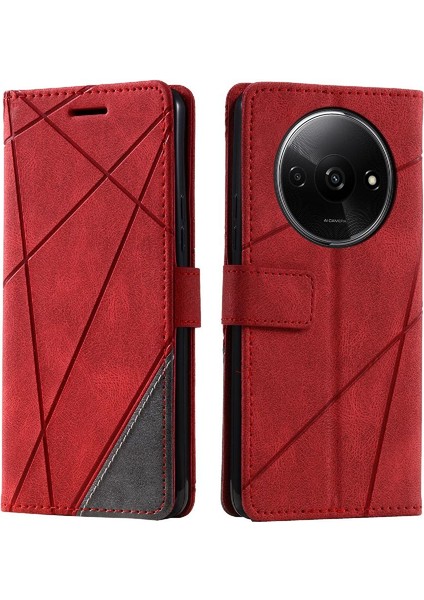 Xiaomi Redmi A3 Manyetik Pu Deri Kart Tutucu Için Kickstand Cüzdan (Yurt Dışından)
