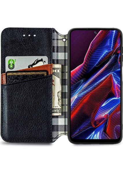 Xıaomı Poco X5 Cüzdan Fonksiyonu Için Kılıf Moda Tasarım Kapak Kılıfı (Yurt Dışından) fırsatları