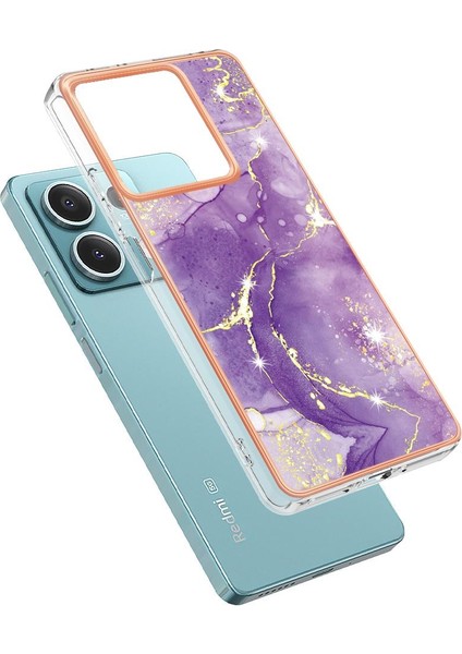 Xiaomi Redmi Için Not 13 5g Ince Tpu Yumuşak Tampon Mermer Desen (Yurt Dışından) fırsatları