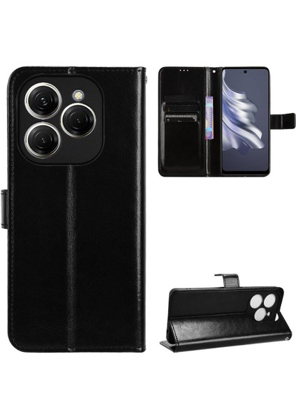 Tecno Spark Için Kılıf 20 Pro 4g Kart Tutucu Cüzdan Kapak Çevirin Manyetik (Yurt Dışından) modelleri