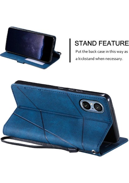 Sony Xperia 5V Darbeye Dayanıklı Manyetik Kart Tutucu Kickstand Cüzdan (Yurt Dışından) indirimleri
