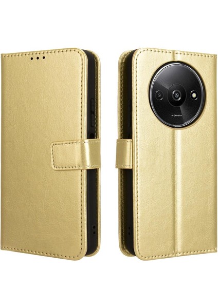 Xiaomi Redmi A3 Kapak Çevirin Manyetik Cüzdan Kart Tutucu (Yurt Dışından)