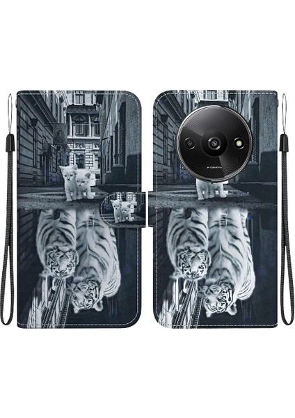 Xiaomi Redmi A3 Pu Deri Kelebek Çiçek Boyalı Cüzdan Kart (Yurt Dışından) indirimleri