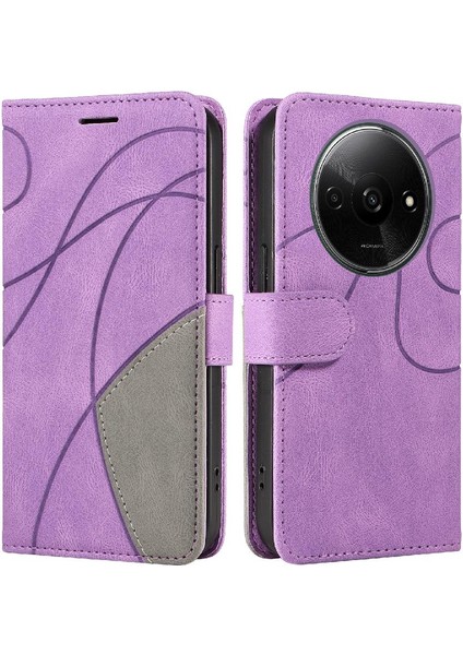 Xiaomi Redmi A3 Için Flip Case Pu Deri Flip Folio Kılıf Kickstand ile (Yurt Dışından) modelleri
