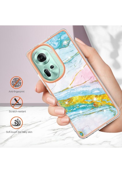 Oppo Oppo 11 Için Kılıf 5g Yumuşak Tampon Ince Tpu Koruma Mermer Desen (Yurt Dışından) fırsatları