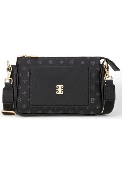 Monogram Siyah Kadın Çapraz Askılı Çanta 05PC24Y521-MN