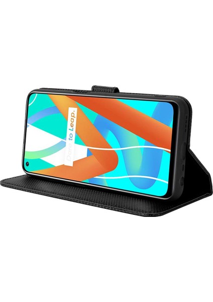 Realme 8 5g Kart Tutucu Manyetik Cüzdan Kickstand Kapak Için Kılıf (Yurt Dışından) indirimleri