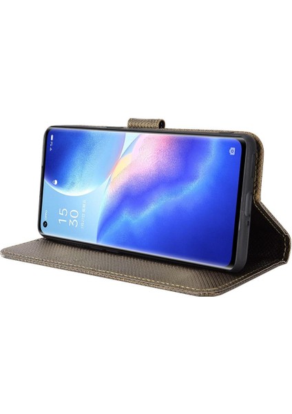 Oppo Bulmak Için Kılıf X3 Lite Manyetik Cüzdan Kickstand Kart Tutucu Kapak (Yurt Dışından) fırsatları