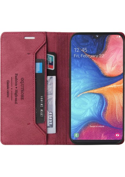Samsung Galaxy A21S Premium Deri Kickstand Premium Deri Kılıf (Yurt Dışından)