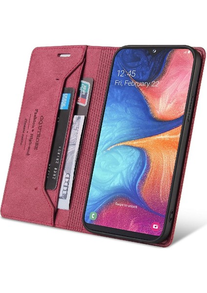 Samsung Galaxy A21S Premium Deri Kickstand Premium Deri Kılıf (Yurt Dışından)
