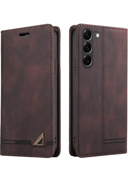 Samsung Galaxy S23 Kickstand Iki Kart Yuvaları Premium Deri Kılıf (Yurt Dışından) fırsatları