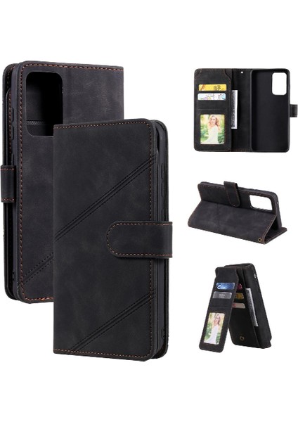 Samsung Galaxy Case 5g Pu Deri Cüzdan Flip Folio Manyetik Kart (Yurt Dışından)