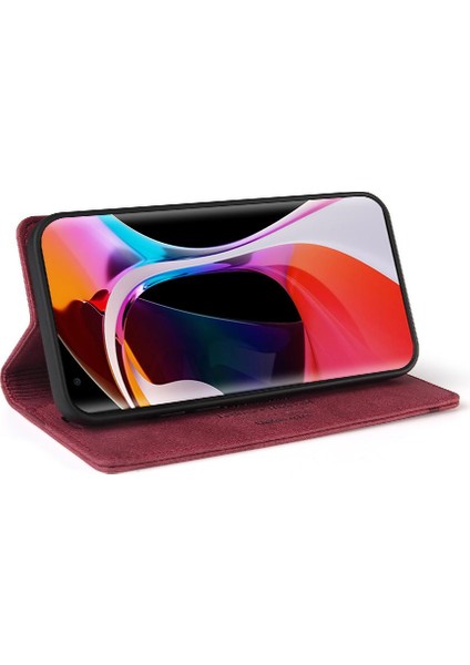 Xıaomı 10 Için Kılıf Iki Kart Yuvaları Kickstand Premium Deri Premium (Yurt Dışından)