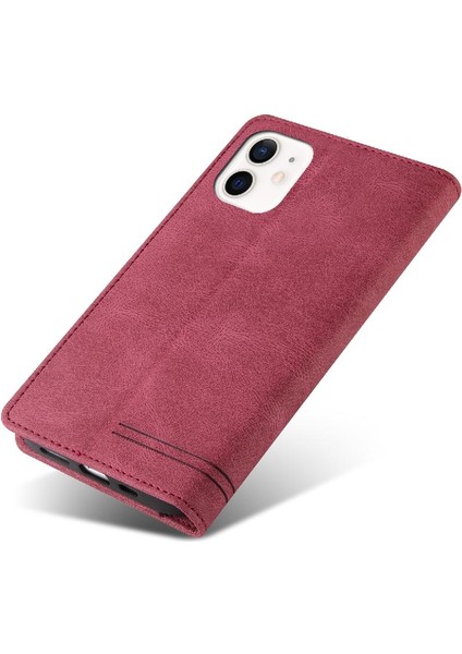 IPhone 12 Için Kılıf Pro Max Kickstand Premium Deri Premium Deri (Yurt Dışından)
