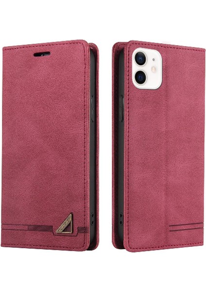 IPhone 12 Için Kılıf Pro Max Kickstand Premium Deri Premium Deri (Yurt Dışından)