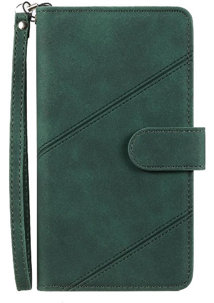 Huawei P40 Lite Için Kılıf Cüzdan Flip Folio Pu Deri Kart Tutucu Manyetik (Yurt Dışından)