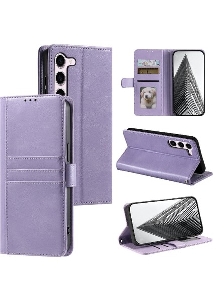 Samsung Galaxy S23 Artı Cüzdan Kickstand Pu Deri 6 Kart Için Flip Case (Yurt Dışından)