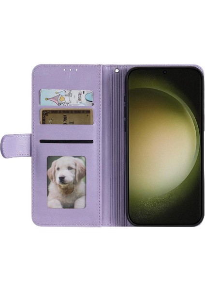 Samsung Galaxy S23 Artı Cüzdan Kickstand Pu Deri 6 Kart Için Flip Case (Yurt Dışından)