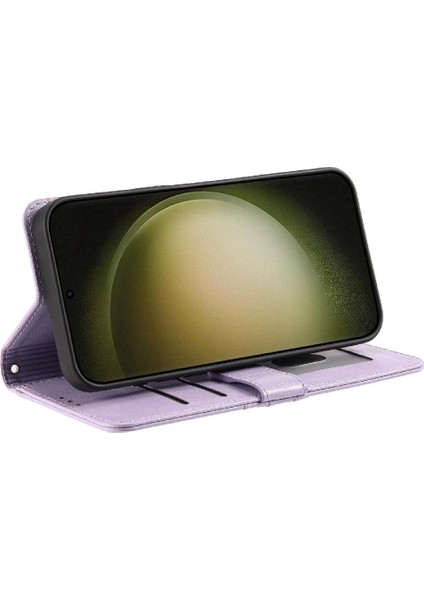 Samsung Galaxy S23 Artı Cüzdan Kickstand Pu Deri 6 Kart Için Flip Case (Yurt Dışından)