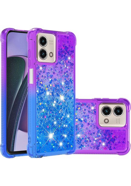 Motorola Moto G Stylus 5g 2023 Akan Sparkle Hareketli Kapak Temizle (Yurt Dışından)