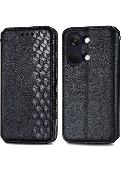Oneplus Ace 2V Zarif Iş Moda Tasarım Deri Kılıf (Yurt Dışından)