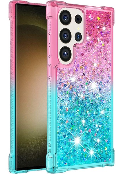 Samsung Galaxy S24 Ultra 5g Akan Sparkle Hareketli Kapak Temizle (Yurt Dışından)