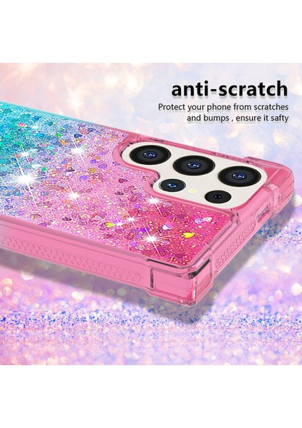 Samsung Galaxy S24 Ultra 5g Akan Sparkle Hareketli Kapak Temizle (Yurt Dışından) modelleri