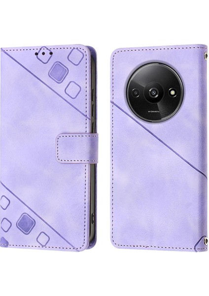 Xiaomi Redmi A3 Için Kılıf Cüzdan Kapak Çevirin Kart Tutucu Manyetik Deri (Yurt Dışından)