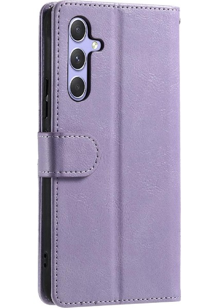 Samsung Galaxy A34 5g Pu Deri 6 Kart Yuvaları Kickstand Için Flip Case (Yurt Dışından)