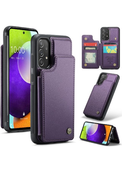 Samsung Galaxy Için Caseme Cüzdan Kılıf A52S 5g Pu Deri Ince Darbeye (Yurt Dışından)