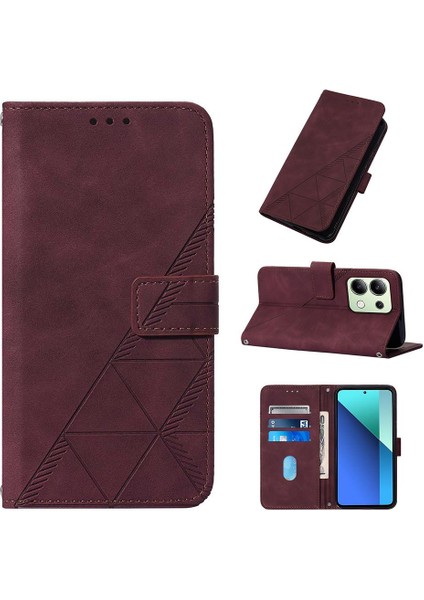 Xiaomi Redmi Için Not 13 4g Cüzdan Kapak Kredi Kartı Tutucu Flip Kitap (Yurt Dışından)