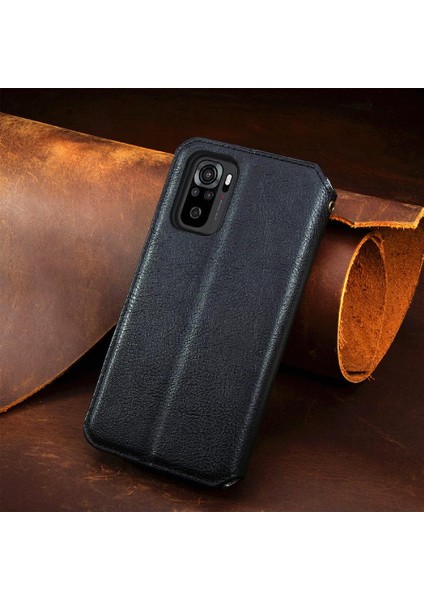 Xıaomı Redmi Not 10 4g Için Kılıf Kapak Çevirin Cüzdan Fonksiyonu Deri Kılıf (Yurt Dışından) modelleri