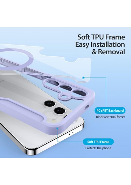 Rfıd Engelleme Kart Yuvası Pu ile Samsung Galaxy S24 Için Duducase Durumda (Yurt Dışından) modelleri