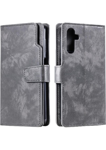 Samsung Galaxy A13 5g Pu Deri Manyetik Cüzdan Kickstand 9 Kart (Yurt Dışından)