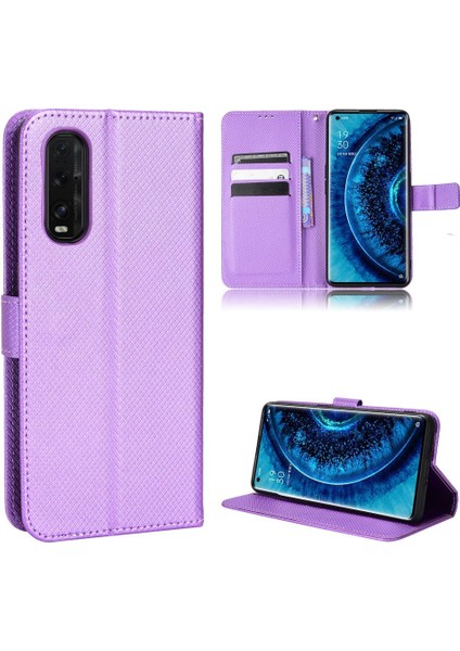 Oppo Bulmak Için Kılıf X2 Manyetik Cüzdan Kart Tutucu Kapak Kickstand (Yurt Dışından)