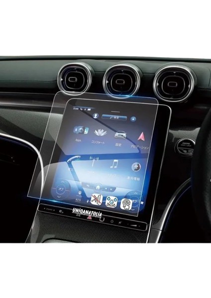 Mercedes Yeni C Seri 11.9 Inç Navigasyon ve Bilgi Ekran Uyumlu Nano Ekran Koruyucu