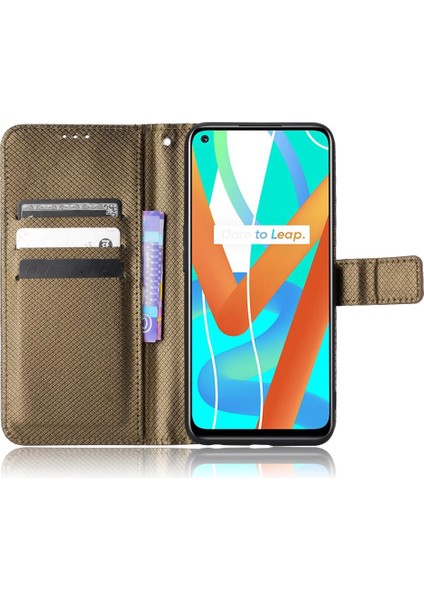 Realme 8 5g Kart Tutucu Manyetik Cüzdan Kickstand Kapak Için Kılıf (Yurt Dışından) indirimleri