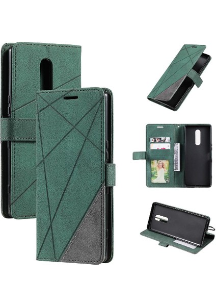 Sony Xperia 1 Için Kılıf Darbeye Manyetik Kart Tutucu Kickstand Pu Cüzdan (Yurt Dışından)