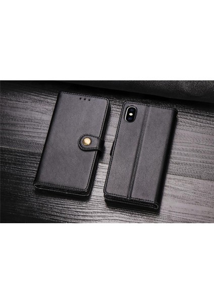 IPhone x Için Kılıf Zarif Iş Cüzdan Fonksiyonu Deri Kılıf Moda (Yurt Dışından)