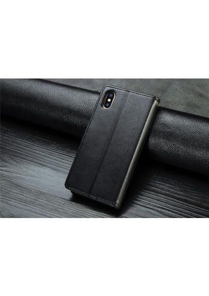 IPhone x Için Kılıf Zarif Iş Cüzdan Fonksiyonu Deri Kılıf Moda (Yurt Dışından)